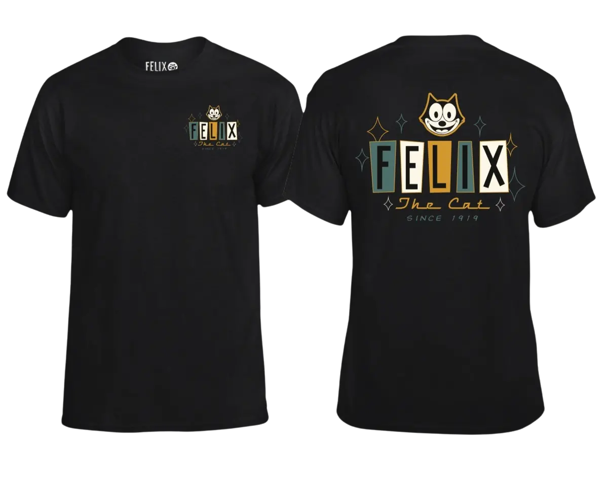 Felix The Cat Diner Stars Tee 1