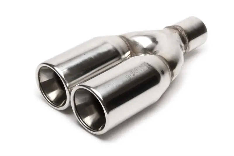 Cola De Escape Ta Technix Acero Inoxidable Universal 2 X 89 Mm Redondo / Con Brida 1