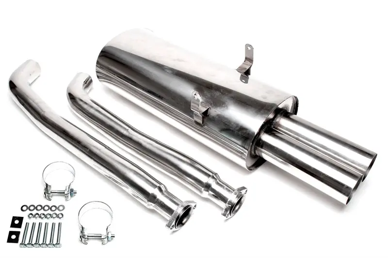 Sistema Ta Technix De Acero Inoxidable 2X76 Mm Apto Para Bmw Serie 3 E36 325I 1