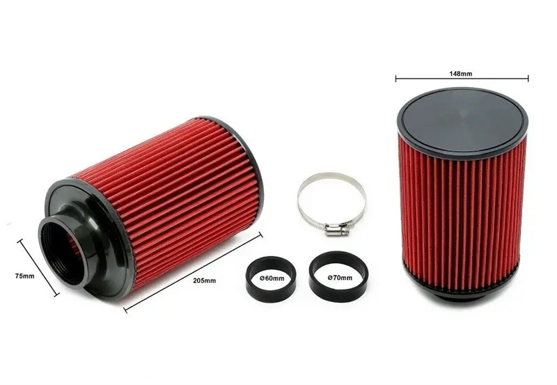 Filtro De Aire Deportivo Ta Technix Rojo Ø148mm 1
