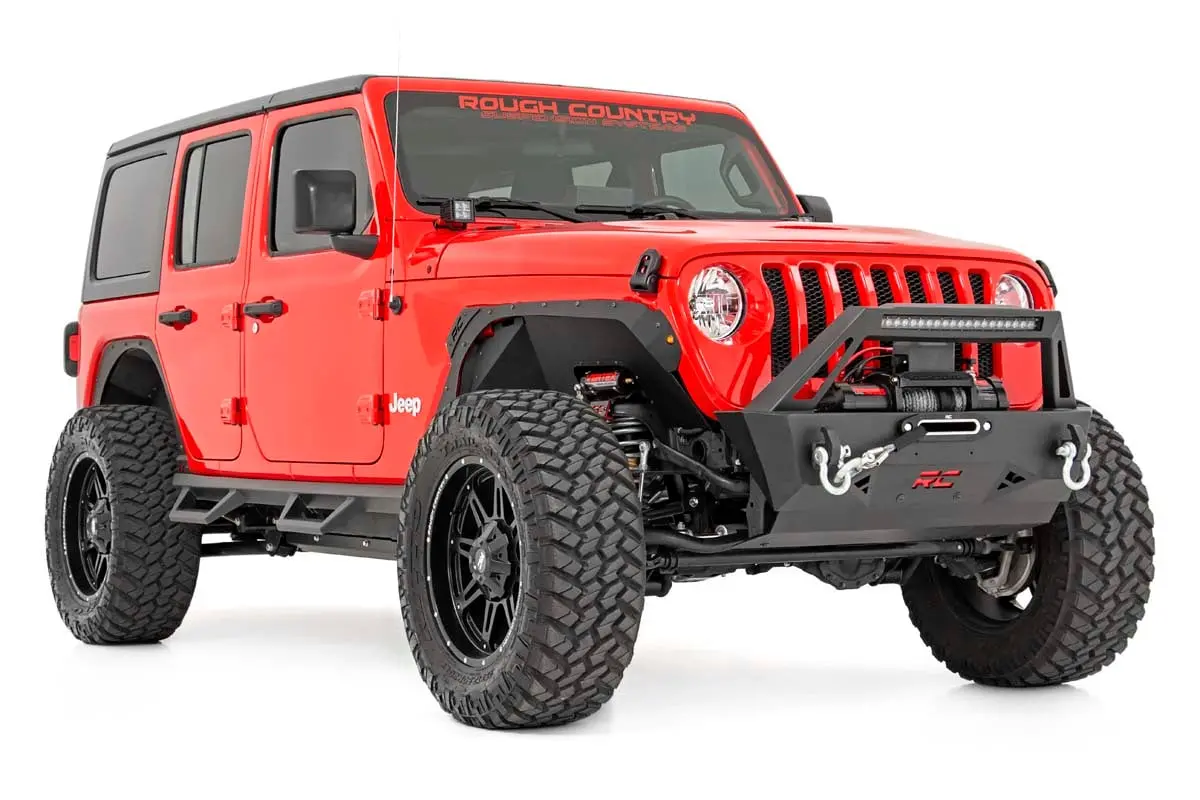 Rough Country 6 Inch Lift Kit | Long Arm | Jeep Wrangler Unlimited 4Wd (2018-2023) 1