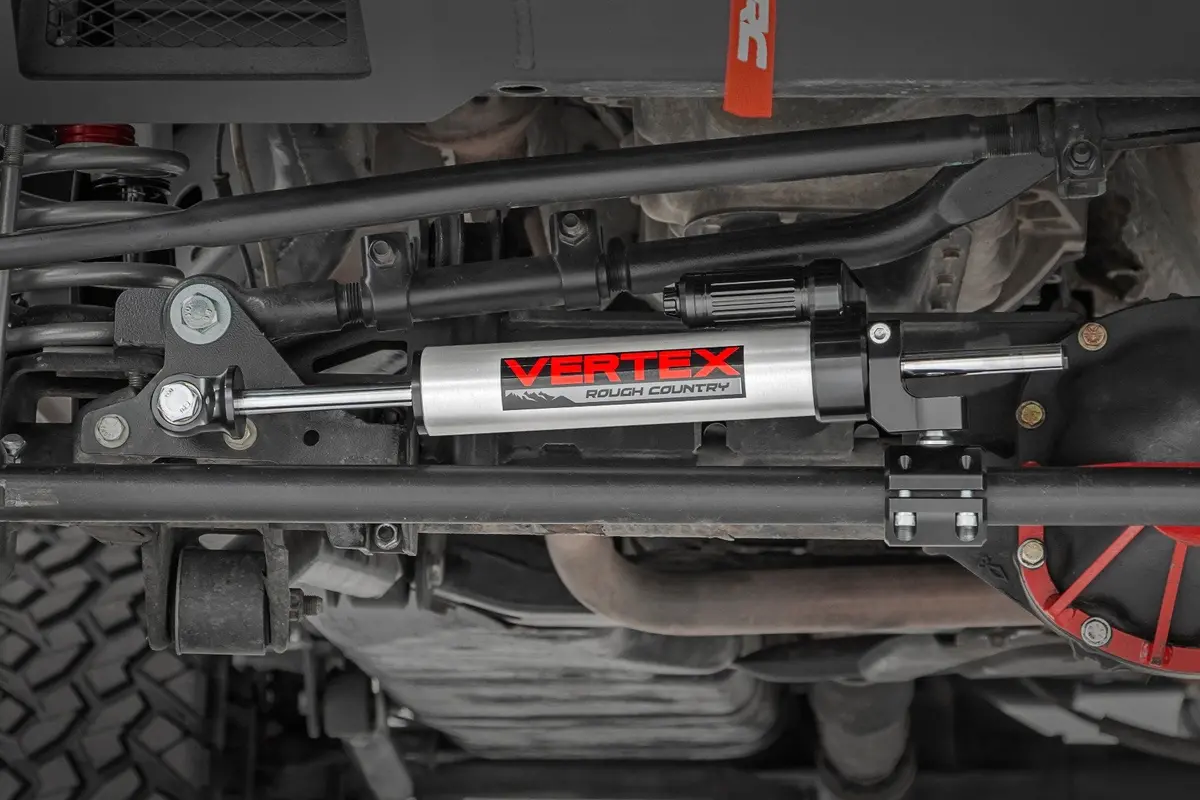 Vertex Steering Stabilizer | Pass-Through | Jeep Wrangler Jk/Wrangler Unlimited (07-18) 1