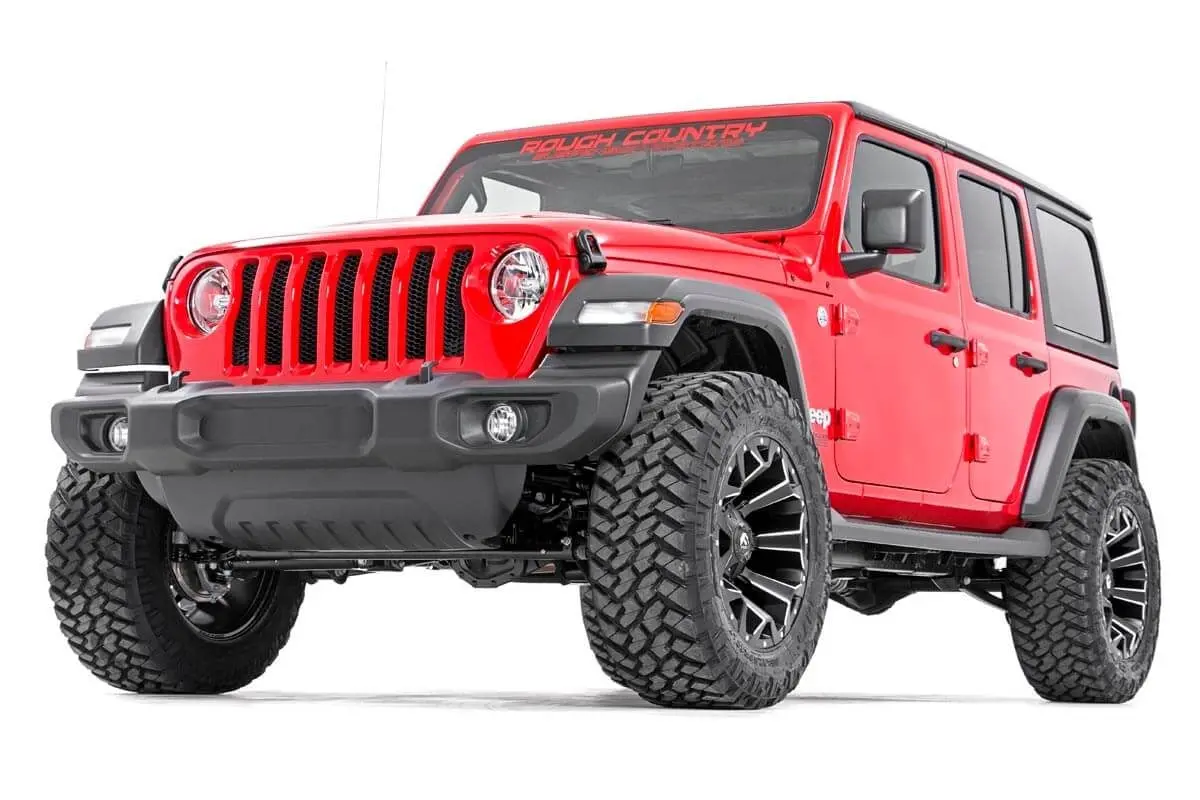 Rough Country 2.5 Inch Lift Kit | Coils | Jeep Wrangler Unlimited Rubicon 4Wd (2018-2023) 1