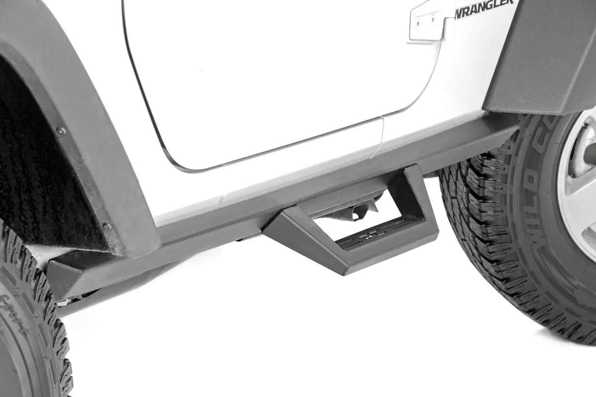 Contoured Drop Steps | 2 Door | Jeep Wrangler Jk 4Wd (2007-2018) 1