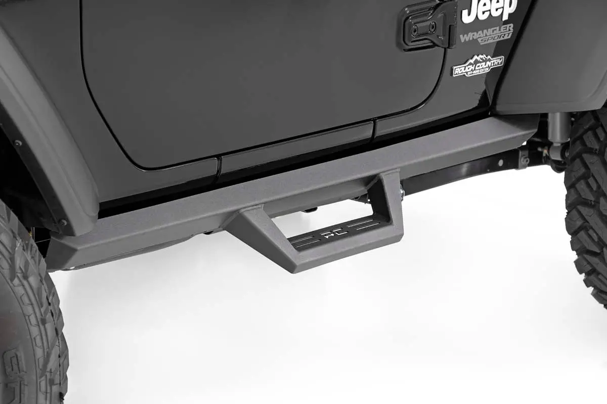 Contoured Drop Steps | 2 Door | Jeep Wrangler Jl 4Wd (2018-2026) 1