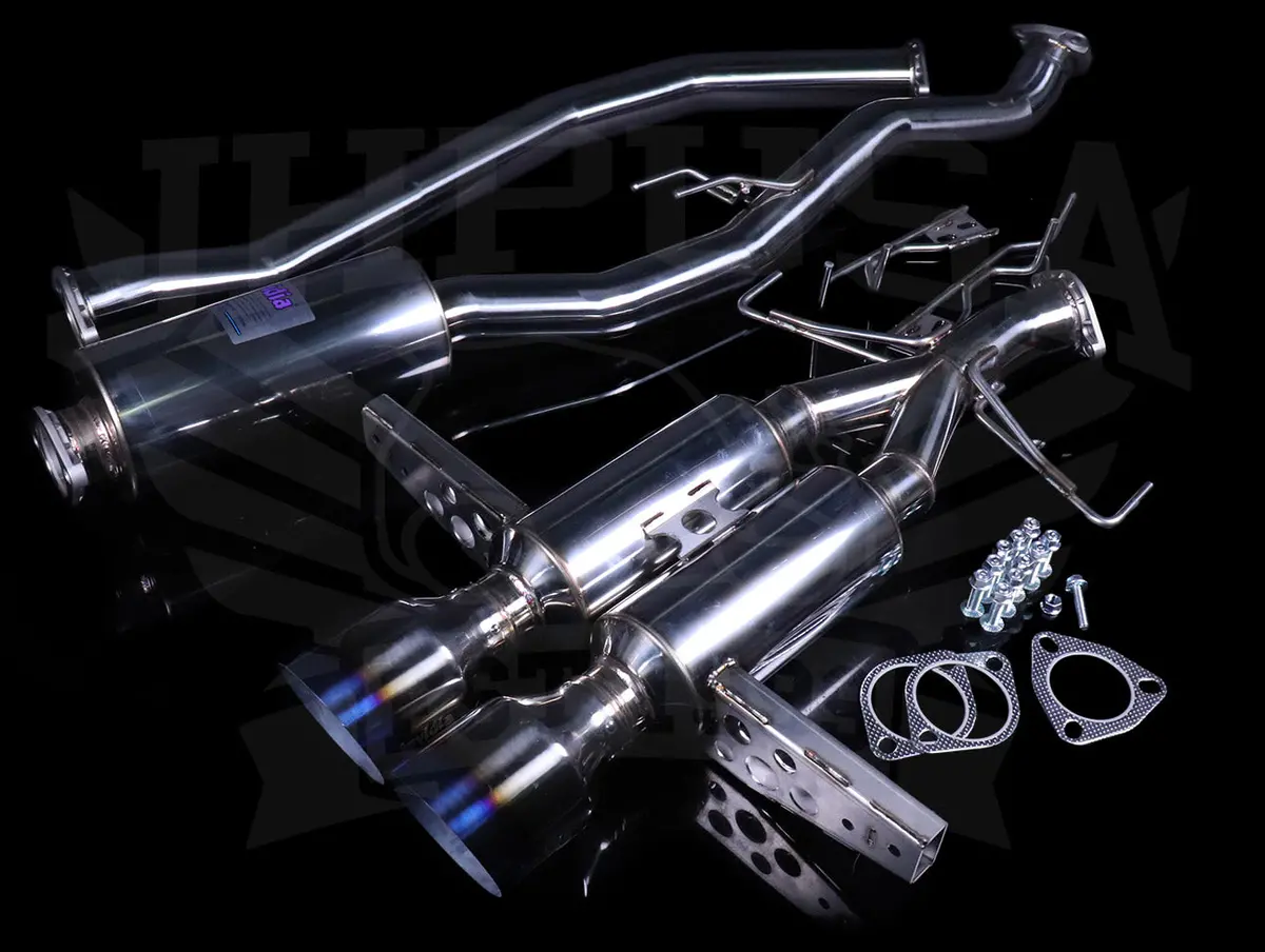 Invidia Gemini Cat-Back Exhaust W/Ti Burnt Tips  - 2017-2021 Civic Sport Hatchback 1.5T 1