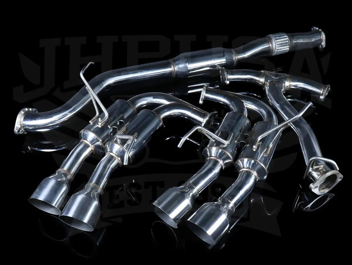 Invidia Gemini R400 Single Layer Quad Cat-Back Exhaust - 15+ Subaru Wrx/Sti 1