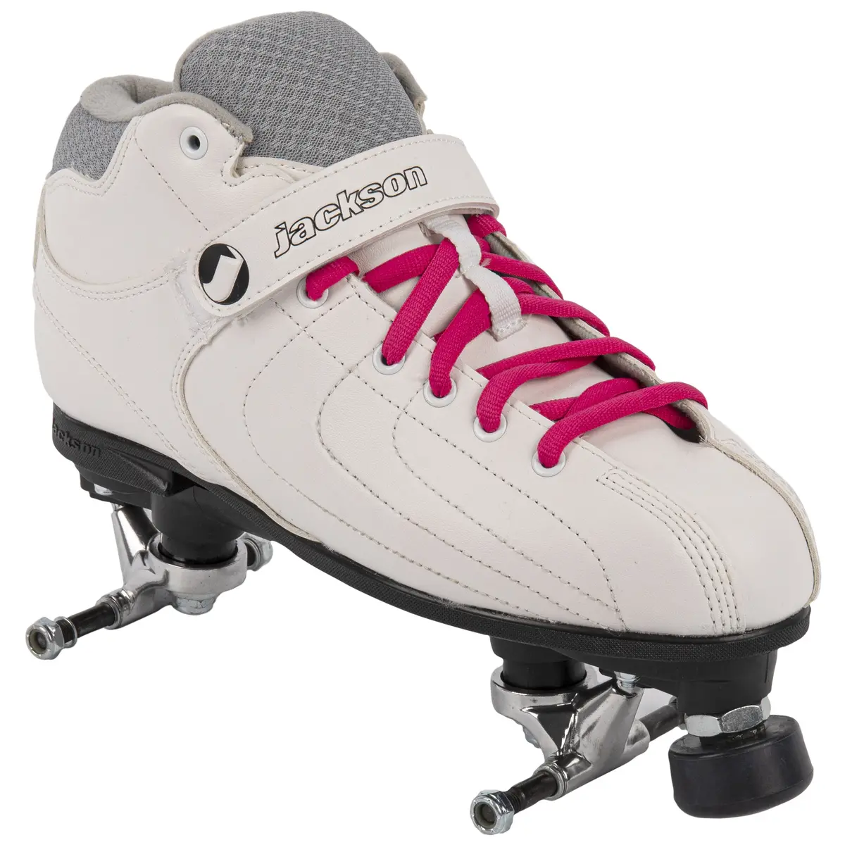 Jackson Vibe White Roller Derby Skates Assembly Model 1