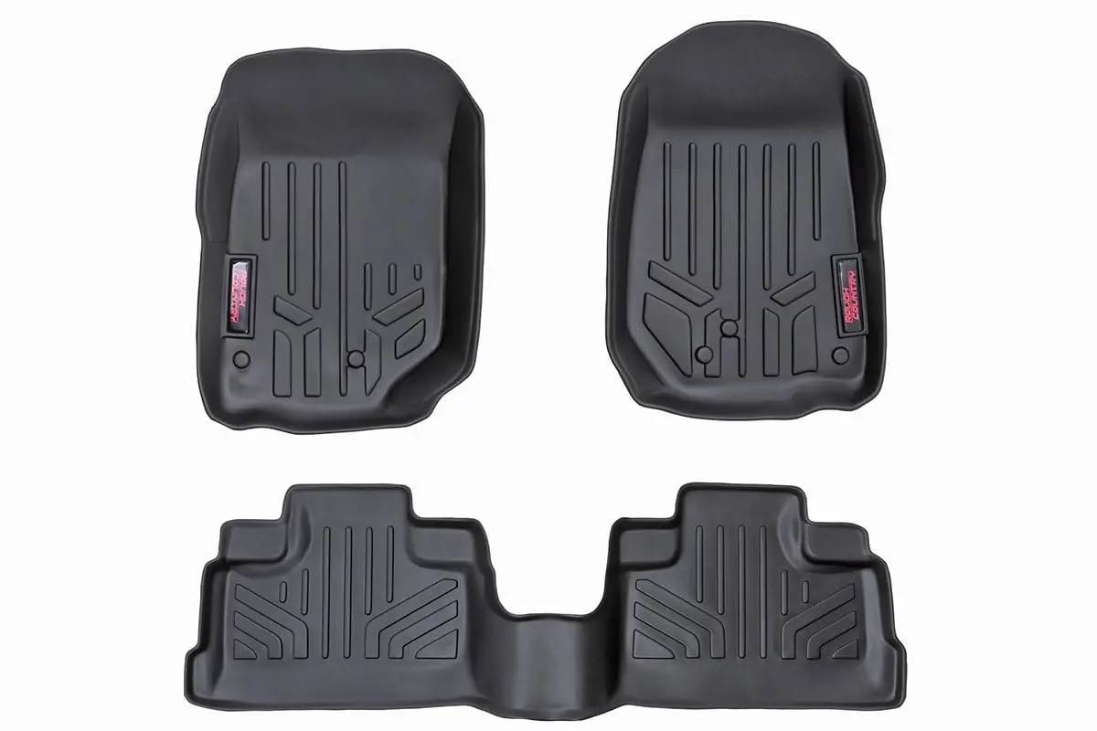 Floor Mats | Fr & Rr | 4 Door | Jeep Wrangler Unlimited 2Wd/4Wd (2007-2013) 1