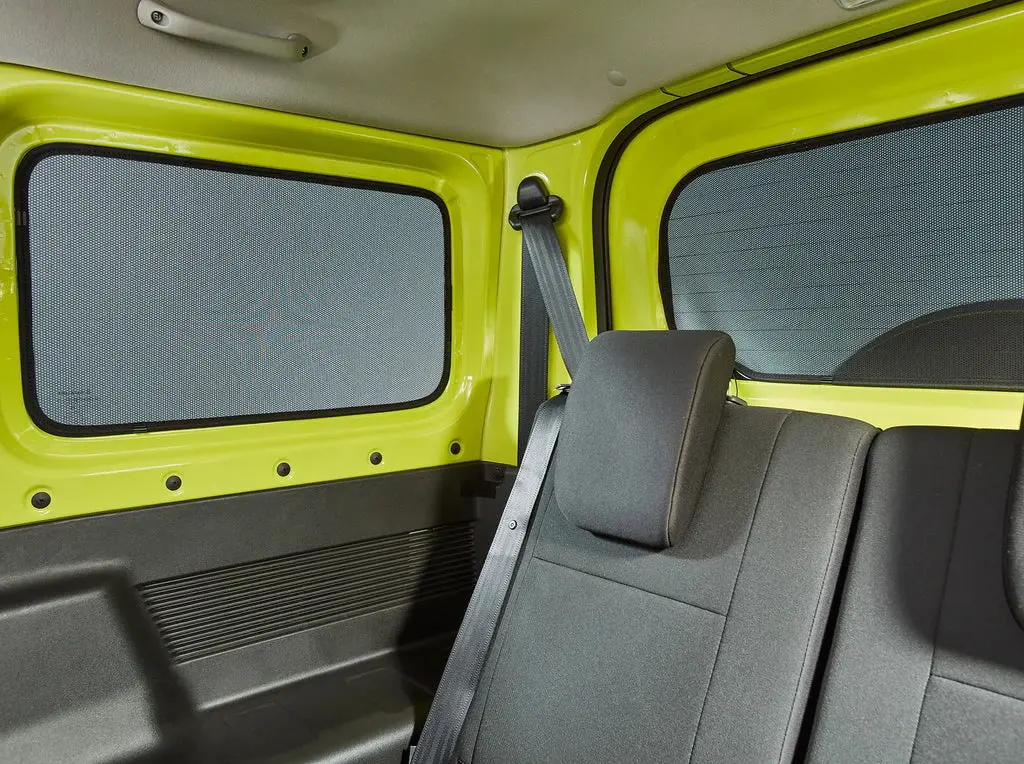 Suzuki Genuine Rear Window Sunshade Cover - 3 Piece Set (Jimny Models 2018-Current Glx & Lite 3-Door) 1