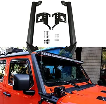 Trail Ops 52" Brackets W- A-Pillar Mount Jl/Jlu/Jtu 1