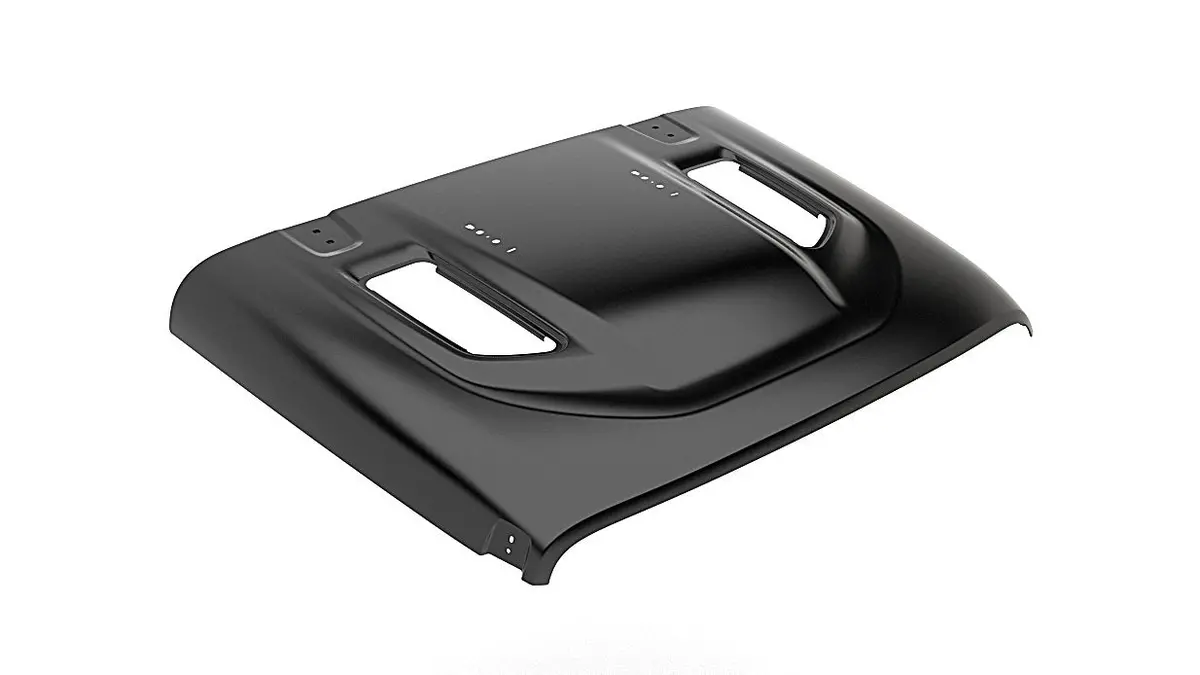 Trail Ops Vented/Scooped Hood Jeep Wrangler & Gladiator Jl/Jlu/ Jtu 1
