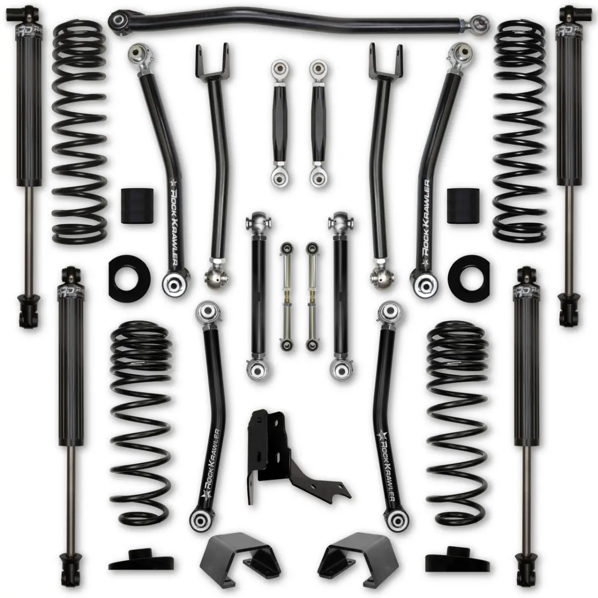 Rock Krawler 3" X Factor Mid Arm Suspension System Rkrjt30nl-S1 1