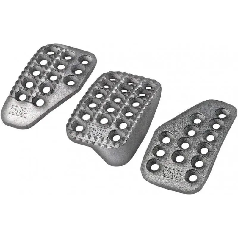 Juego De 3 Pedales Omp En Aluminio 1