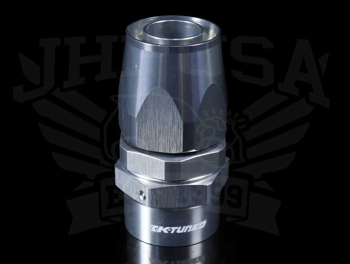 K-Tuned Standard Hose Ends - Titanium Finish 2