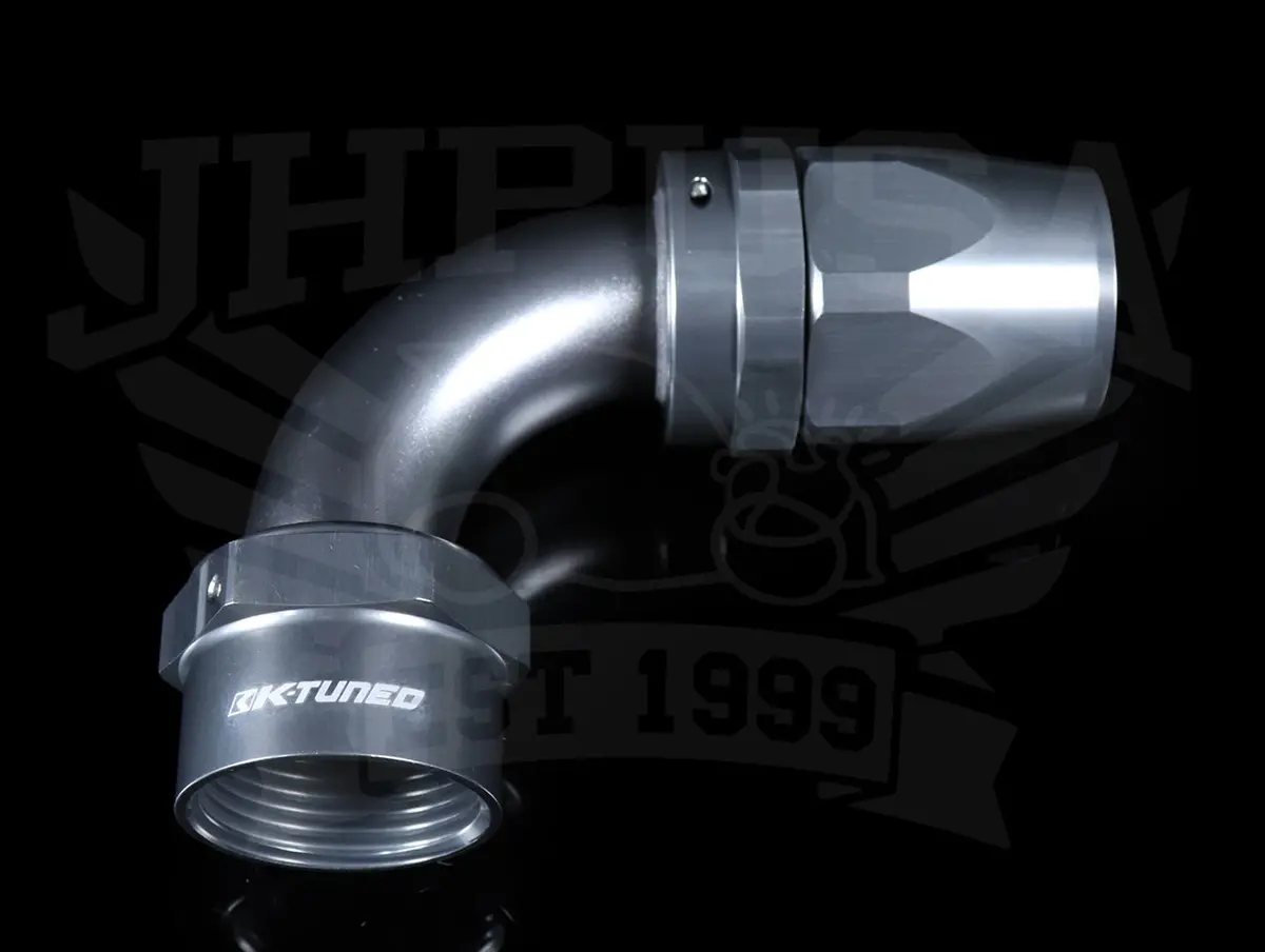 K-Tuned Standard Hose Ends - Titanium Finish 4