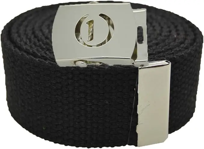 Old School Nylon Belt Buckles & Belt Old English Letters 15