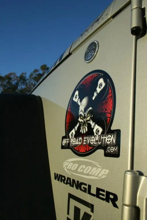 Off Road Evolution 8″ Sticker 1