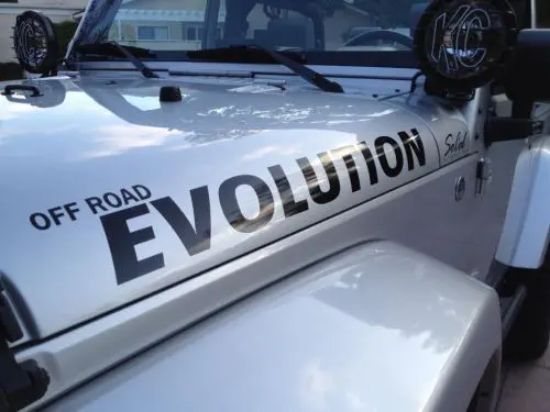 Off Road Evolution Side Hood Decal Sticker 1