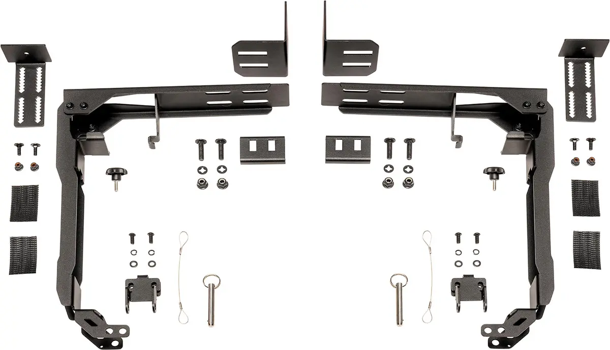 Sddlmt2a Saddle Cargo Case Bed Mount Kit For Bedrail Flange Mounting 1