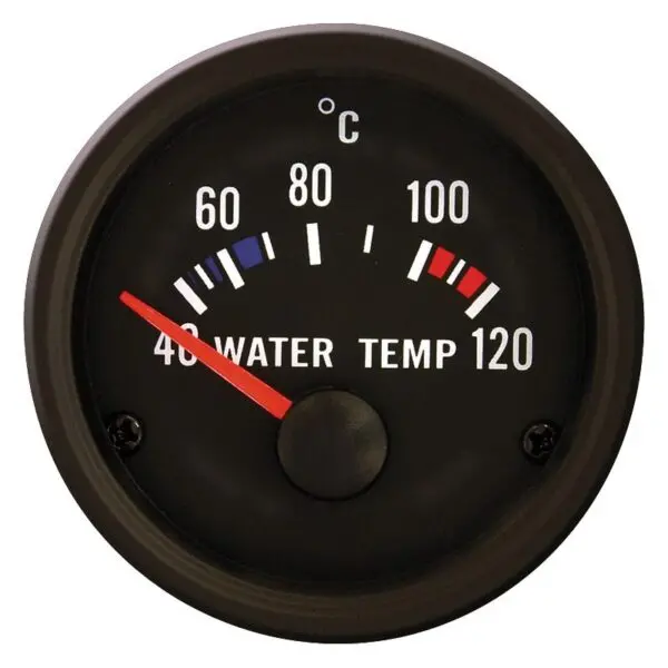 Reloj Clásico De Temperatura De Agua 40-120C 52Mm En Negro (Auto Style) 1