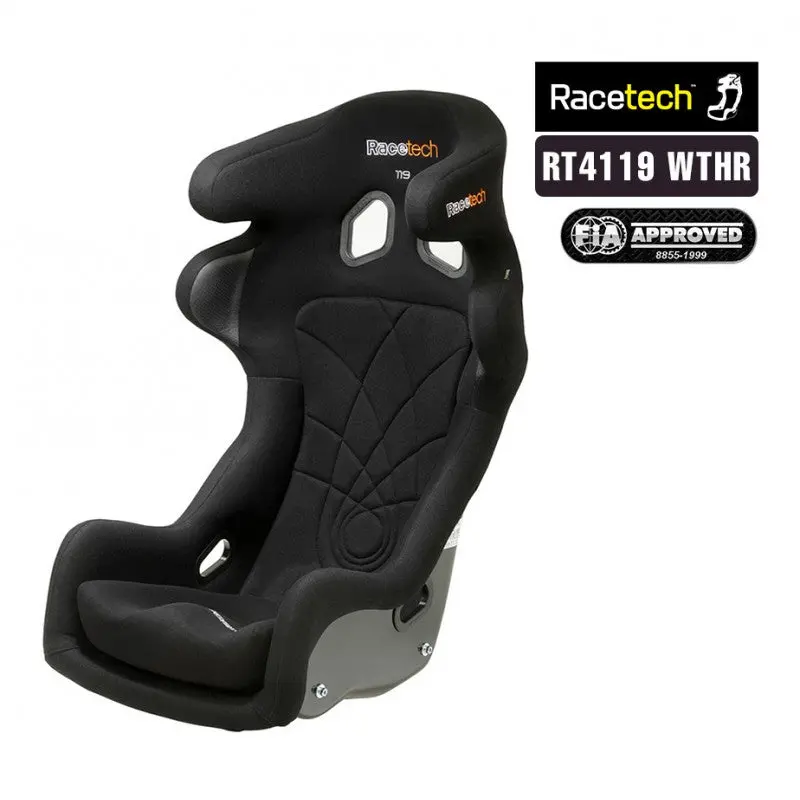 Racetech Seat Backmount Fiberglass Talla Wide/Tall 1