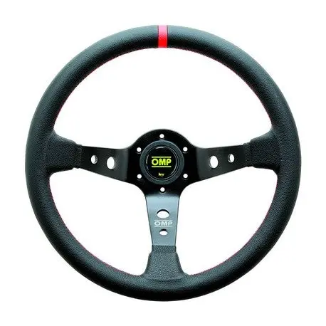 Racing Volante Omps Corsica Negro/Red Diam.350 1