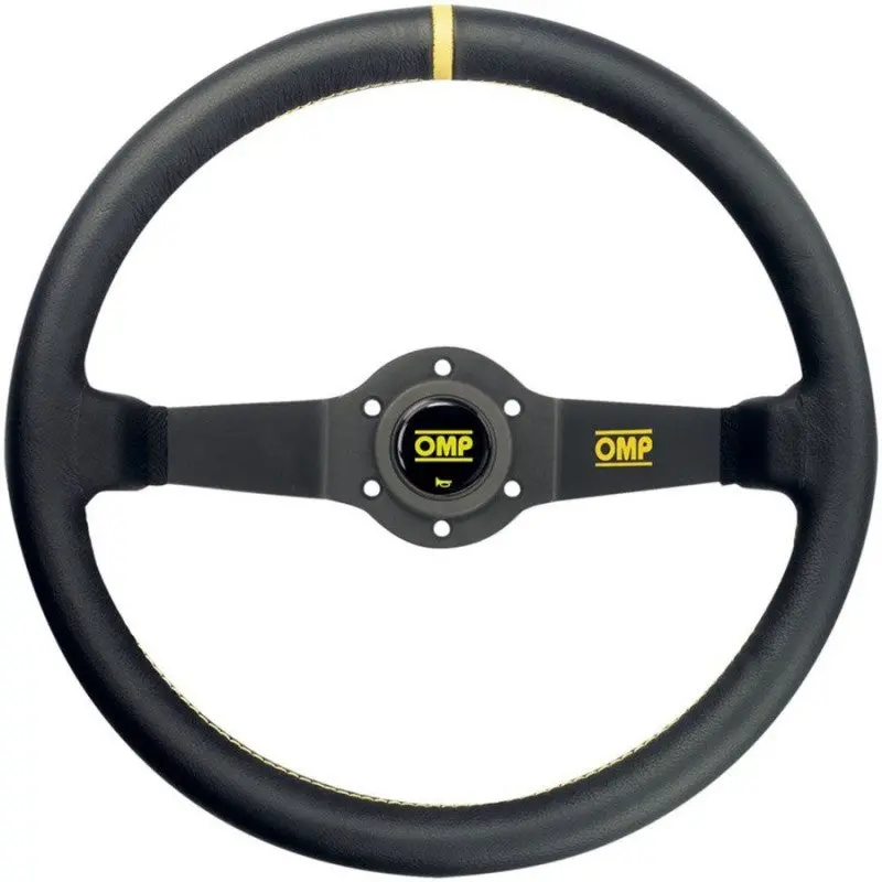 Volante Omp Rally Piel 350Mm Negro 2 Brazos 1