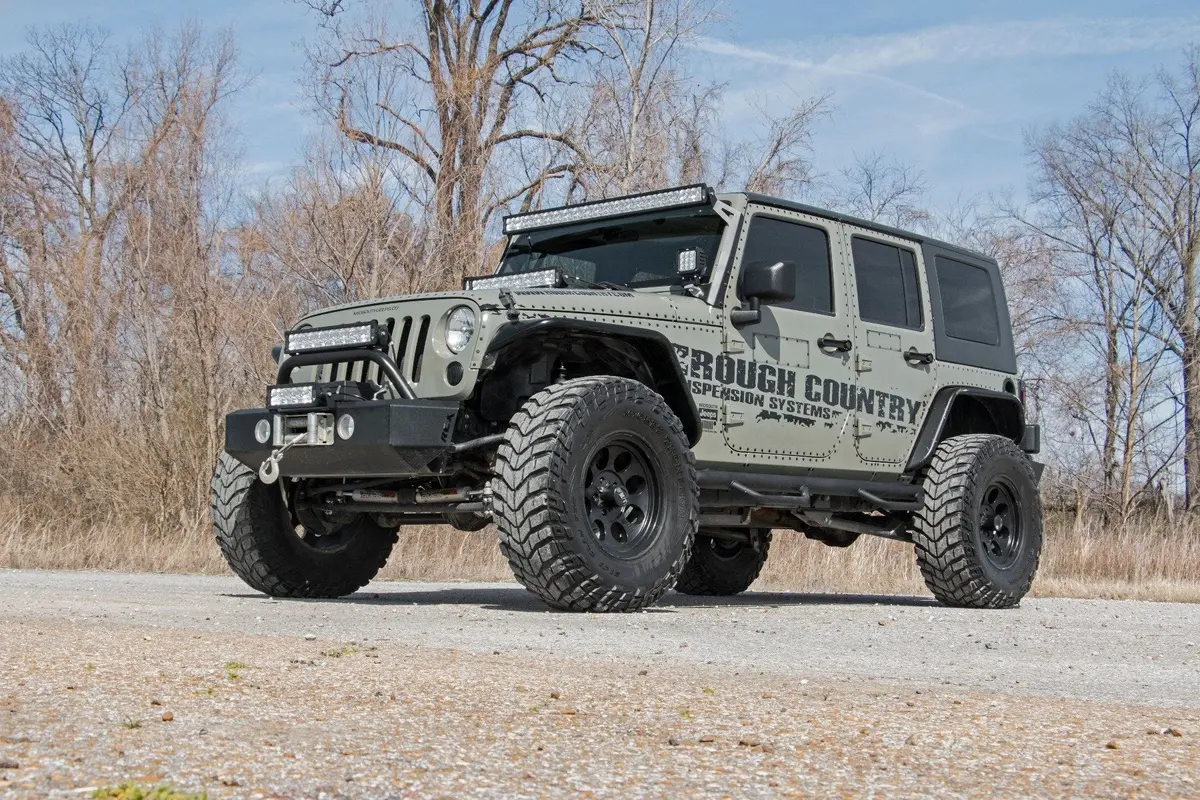 Rough Country 4 Inch Lift Kit | X-Series | Jeep Wrangler Unlimited 2Wd/4Wd (2007-2018) 1