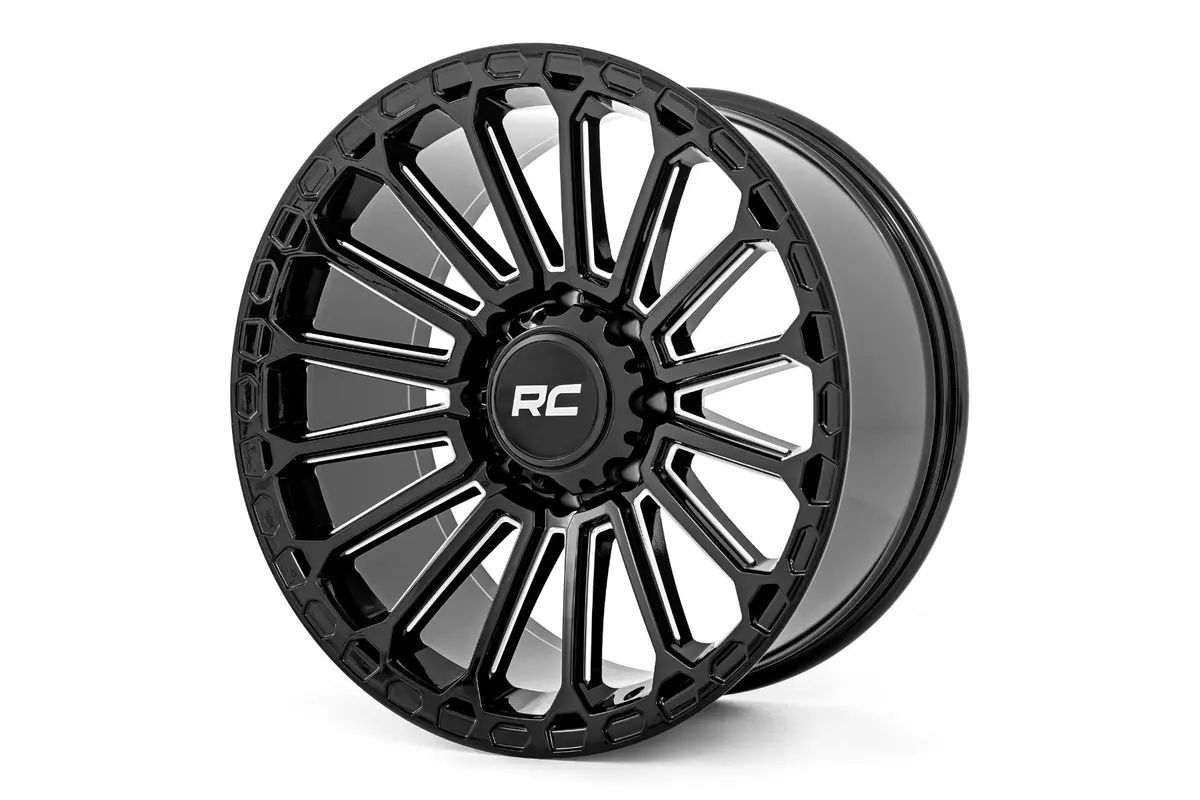 Rough Country 97 Series Wheel | One-Piece | Gloss Black | 17X9 | 5X5 | -12Mm 1