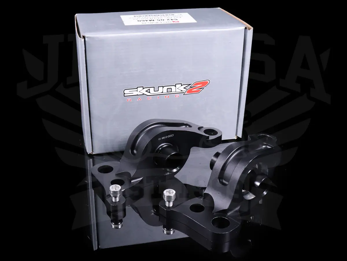 Skunk2 Spherical Billet Front Compliance Brackets - 92-95 Civic / 94-01 Integra 1