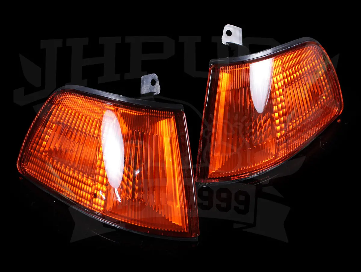 Spec-D Tuning Amber Corner Lights - 90-91 Civic 1
