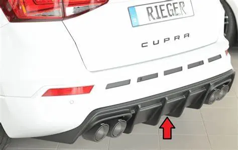 Difusor Trasero Rieger Para Cupra Ateca 1