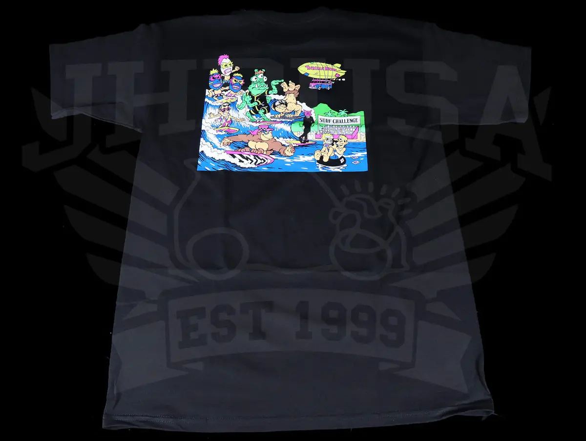 Thrilla Krew Surf Challenge Tee - Black 1