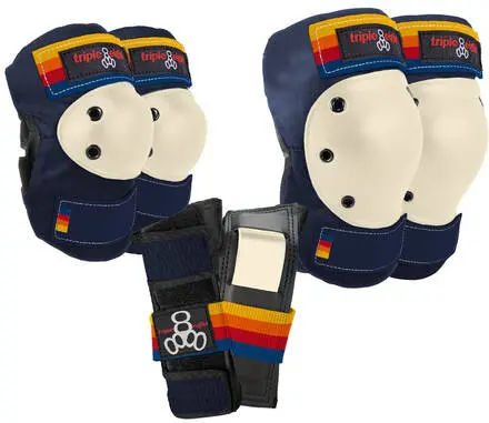 Triple8 Saver Series Triple Pad Set - Pacific 1