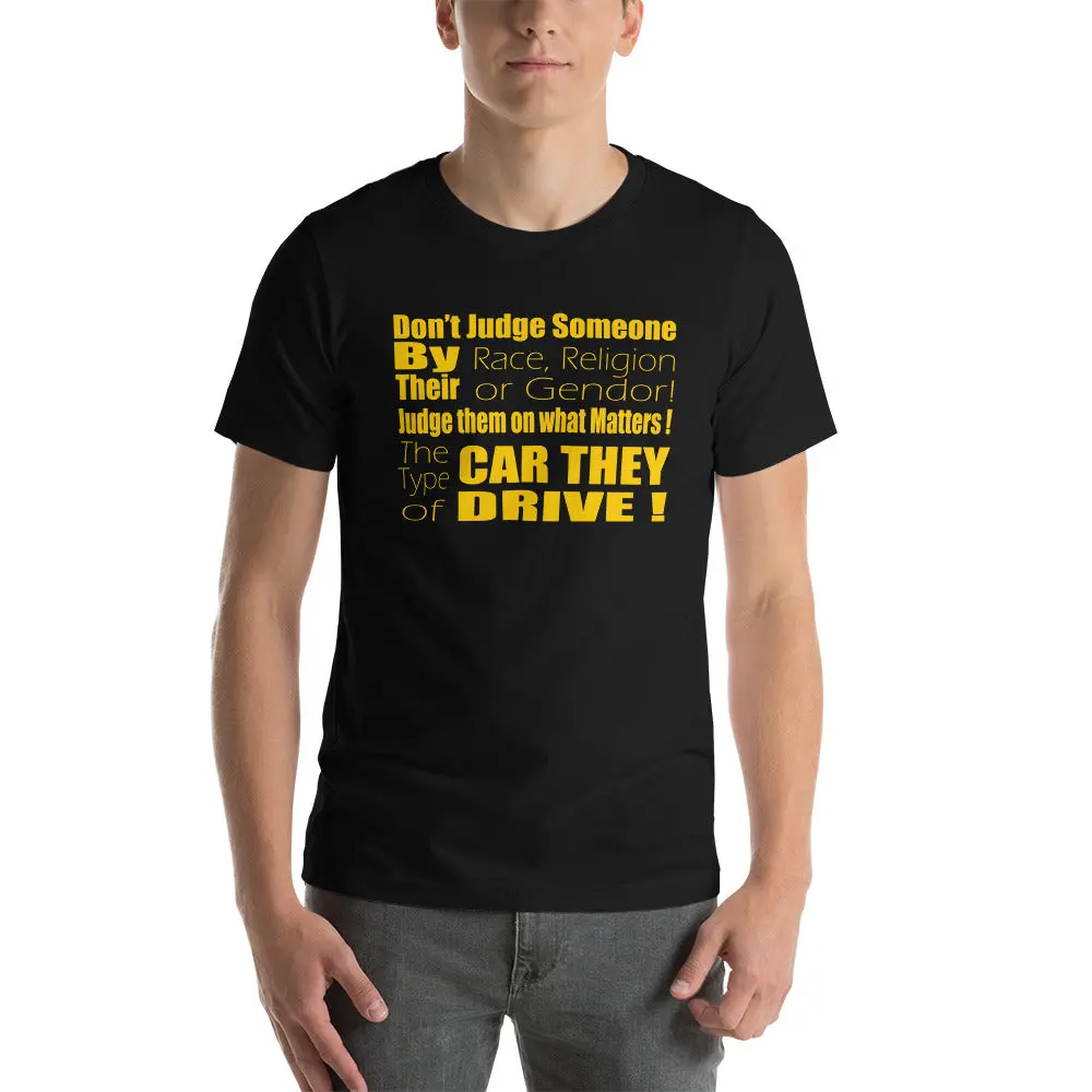 Don't Judge Short Sleeve T-Shirt 9