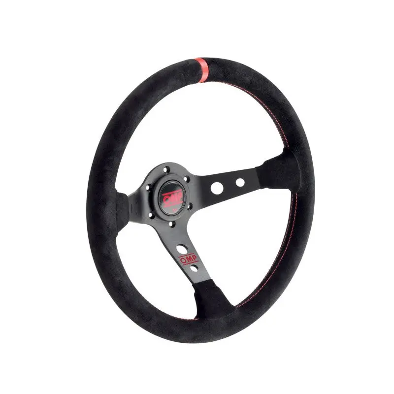 Volante Corsica Ante Negro / Rojo 1
