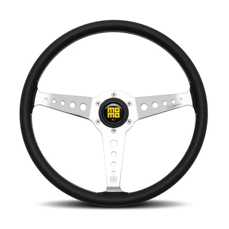 Volante Momo California 360 Cuero Negro 1