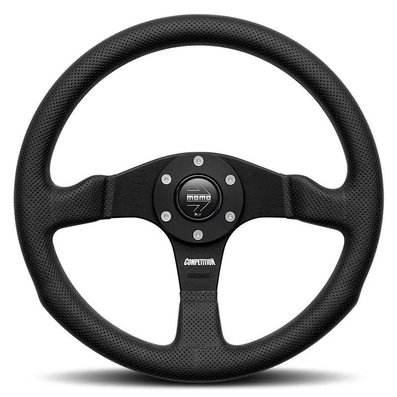 Volante Momo Competition 350 Mm Cuero Negro 1