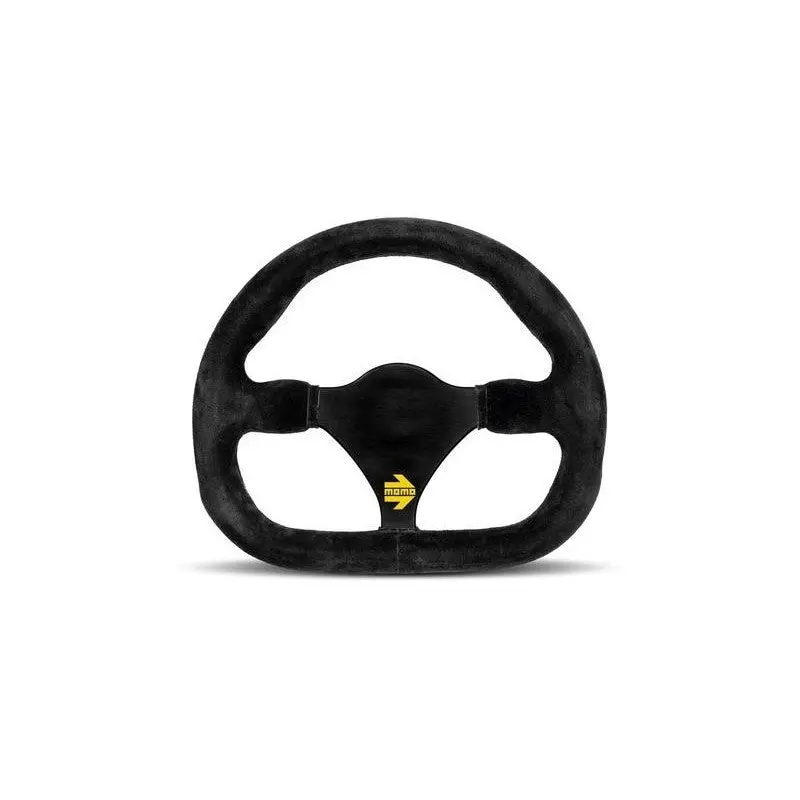 Volante Momo 270Mm Piel Vuelta Negro Mod.27 1