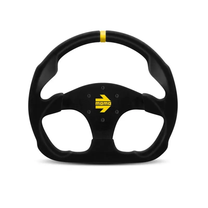 Volante Momo 320Mm Piel Vuelta Negro Mod.30 1