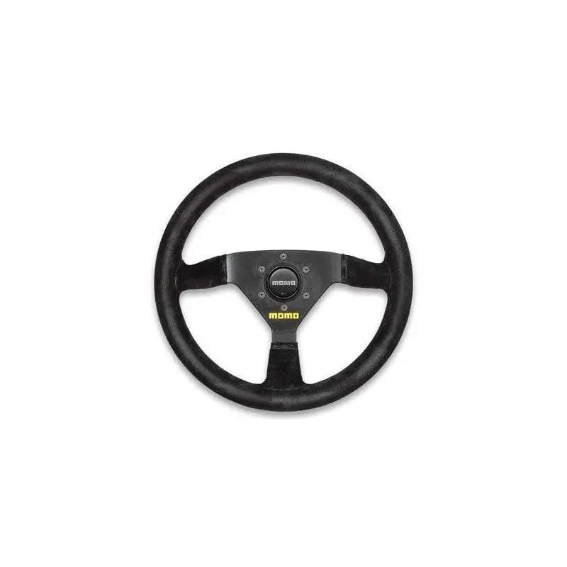 Volante Momo 350 Mm Piel Vuelta Negro Mod.69 1
