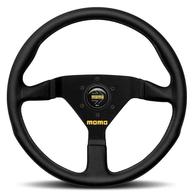 Volante Momo 350 Mm Piel Negra Mod.78 1