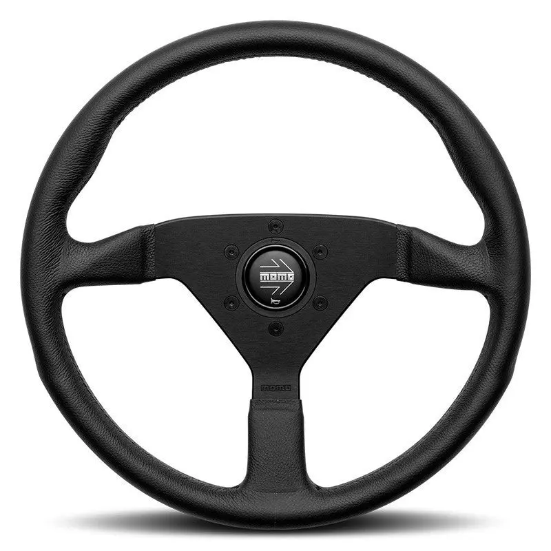 Volante Momo Montecarlo 320Mm Piel Negra 1