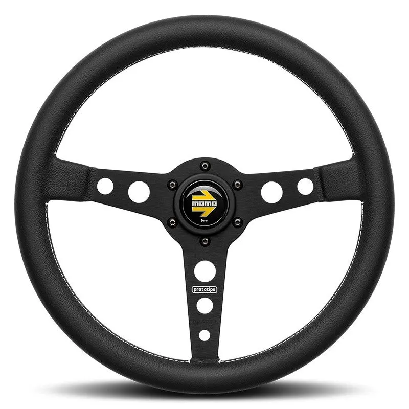 Volante Momo Prototipo Negro 350 1