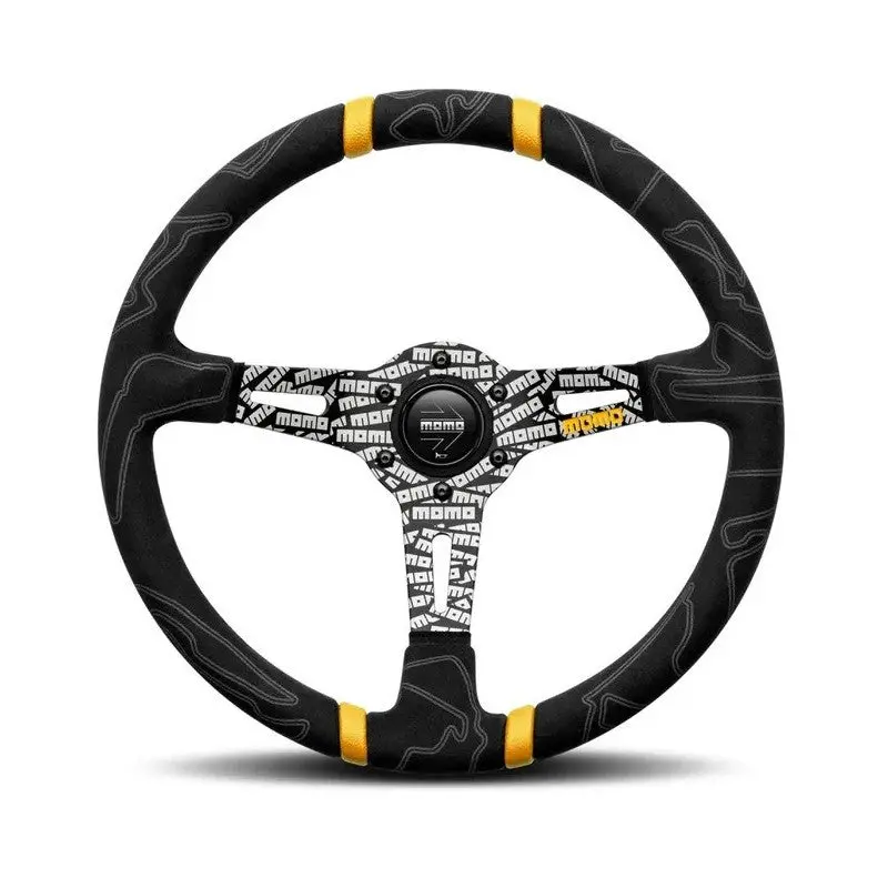 Volante Momo Ultra 350 Mm Microfibra Negro 1