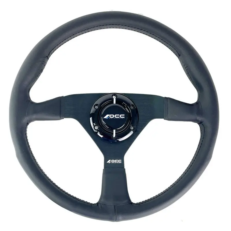 Volante Plano Mod. Classic Piel De Nappa Brazos Negros Occ Motorsport 1