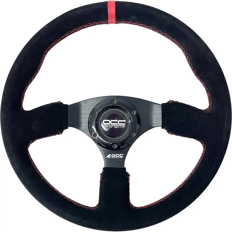 Volante Plano Mod. Revenge Piel Vuelta Brazos Negros Occ Motorsport 1
