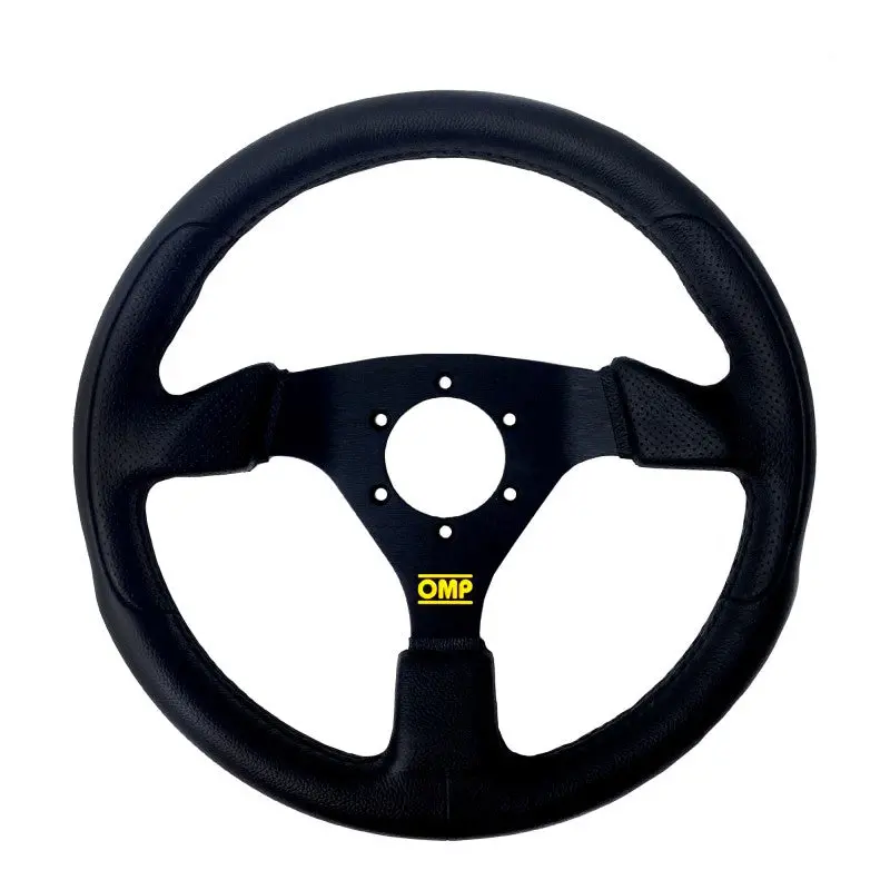 Volante Racing Gp Omp Negro Piel 1