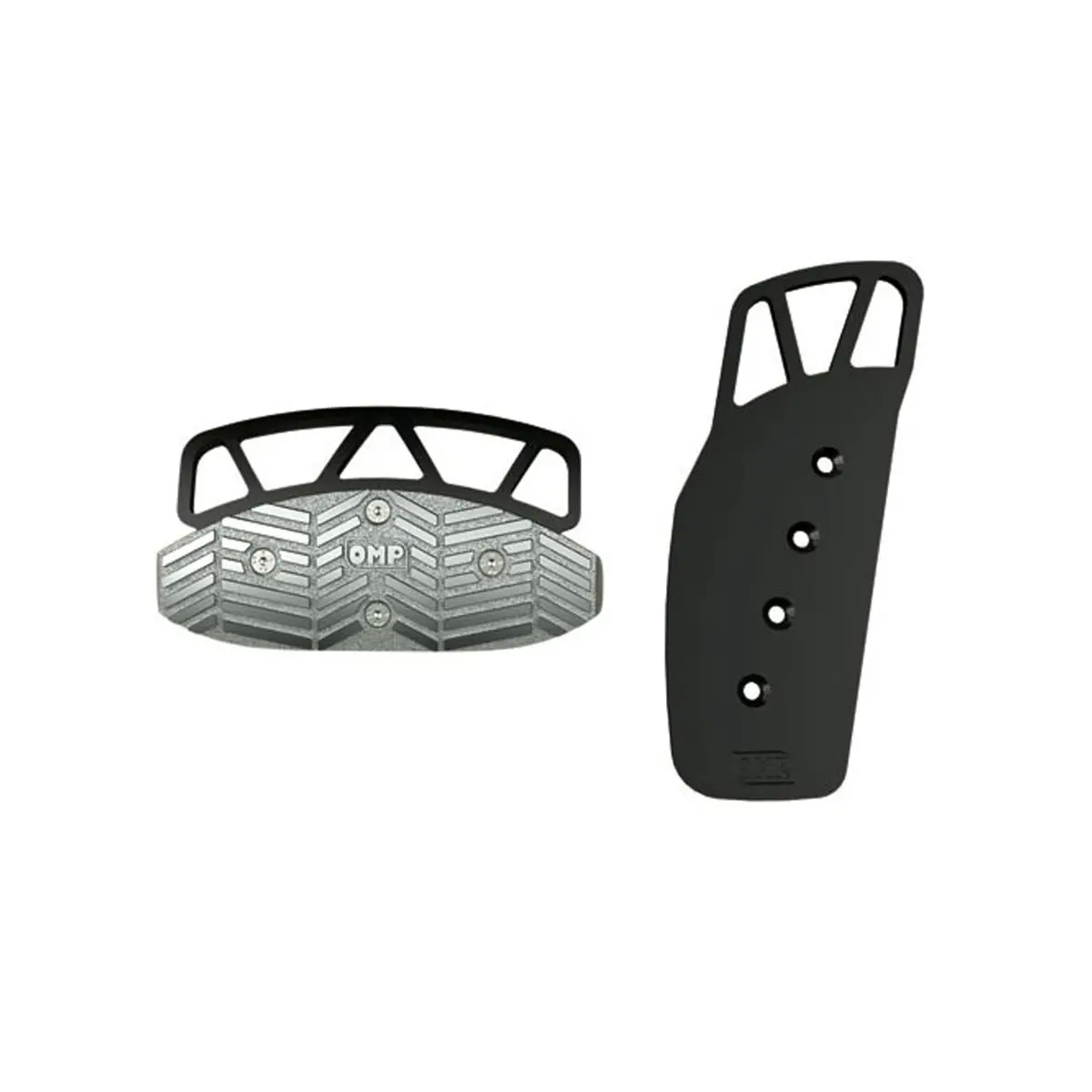 2 Pedales Set Anodizado Aluminio Negro - Omp 1